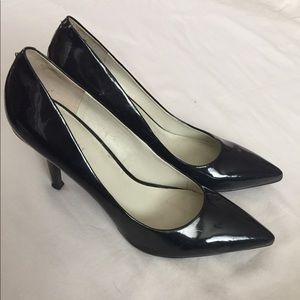 Nine West Patent Black Pointy High Heels